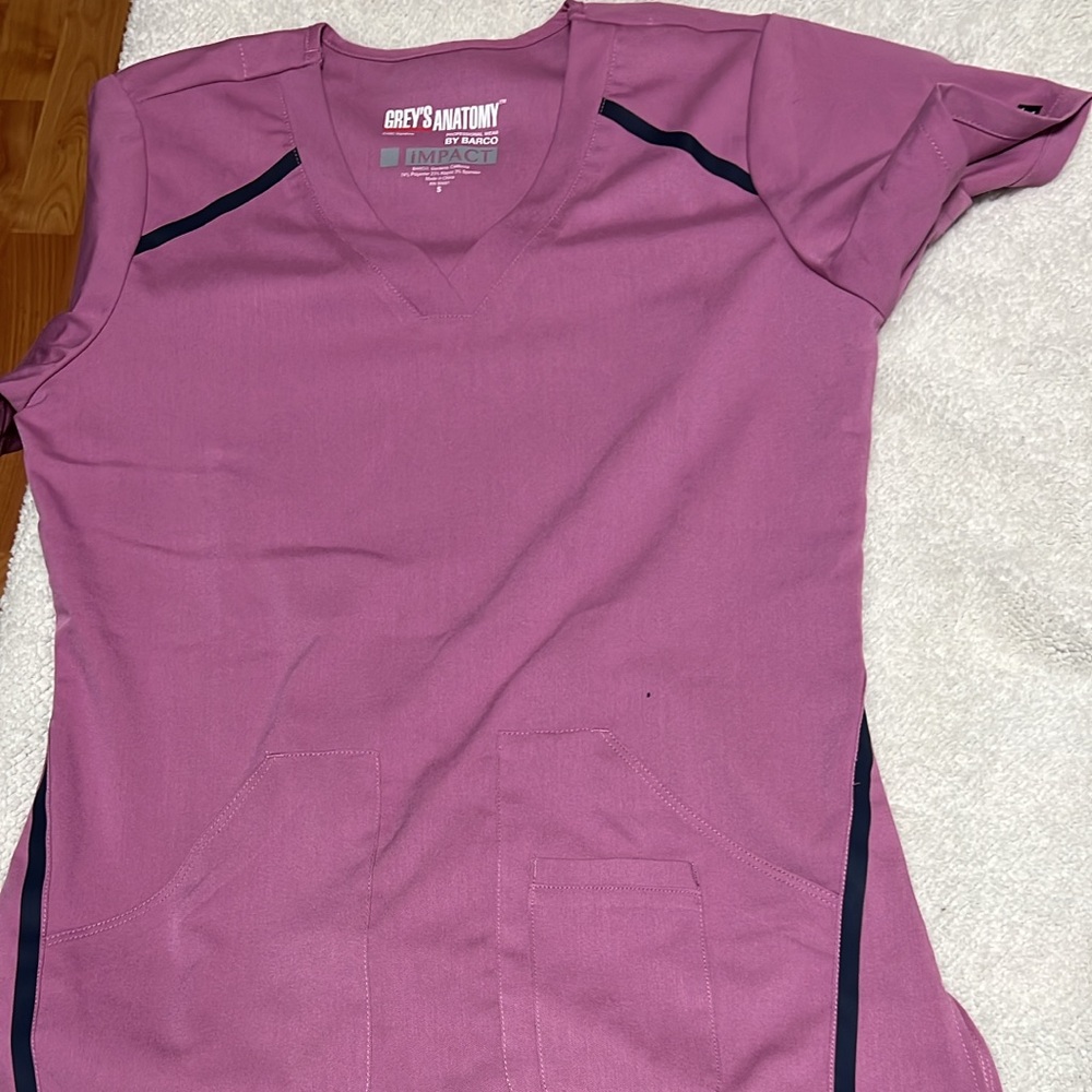 Grey's Anatomy Mauve Scrub Set